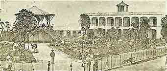 Satiago - Parque Central um 1908